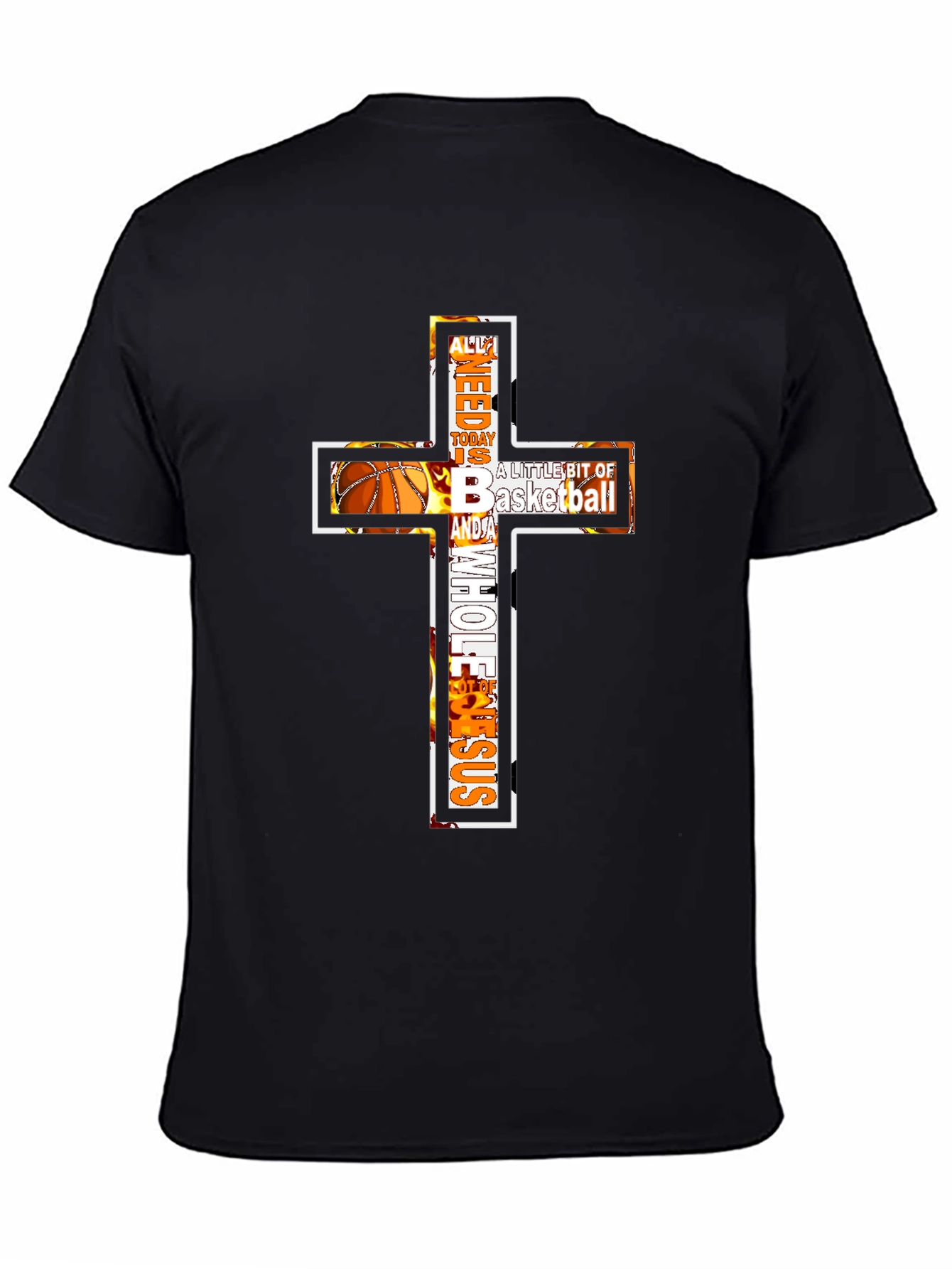 Basketball & Jesus Graphic Tee