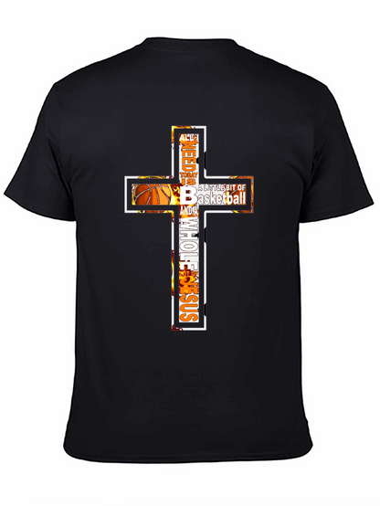 Basketball & Jesus Graphic Tee