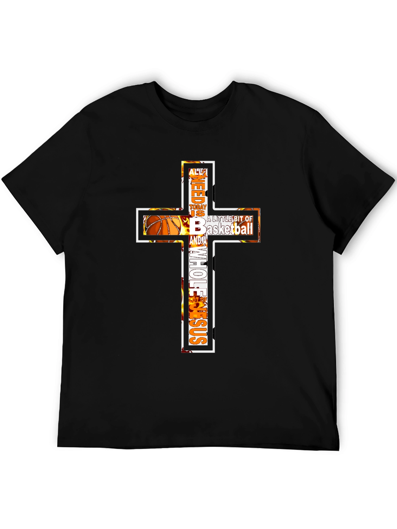 Basketball & Jesus Graphic Tee