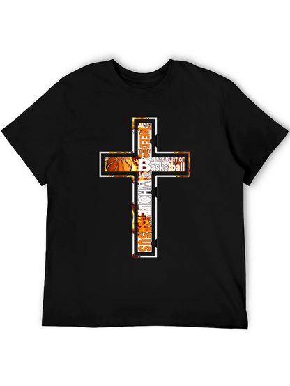 Basketball & Jesus Graphic Tee