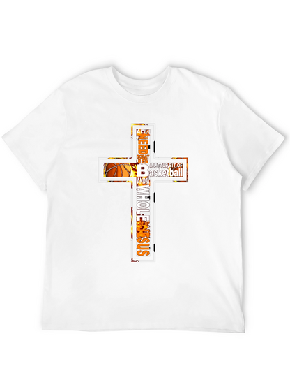 Basketball & Jesus Graphic Tee
