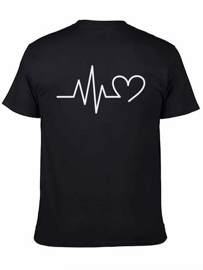Heartbeat Line Art T-Shirt
