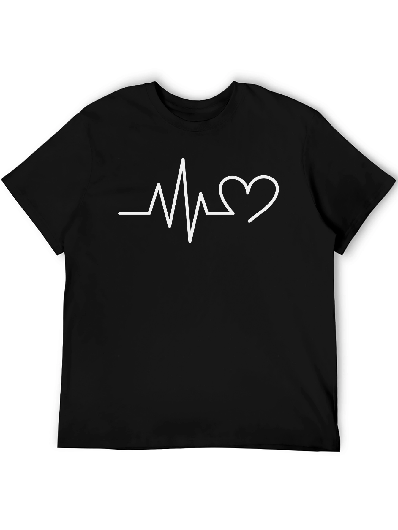 Heartbeat Line Art T-Shirt