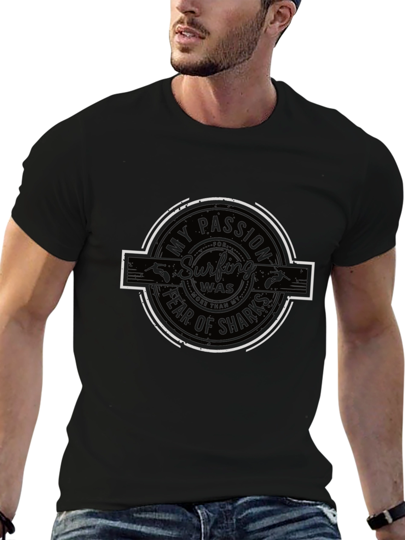 Surfing Passion Graphic Tee