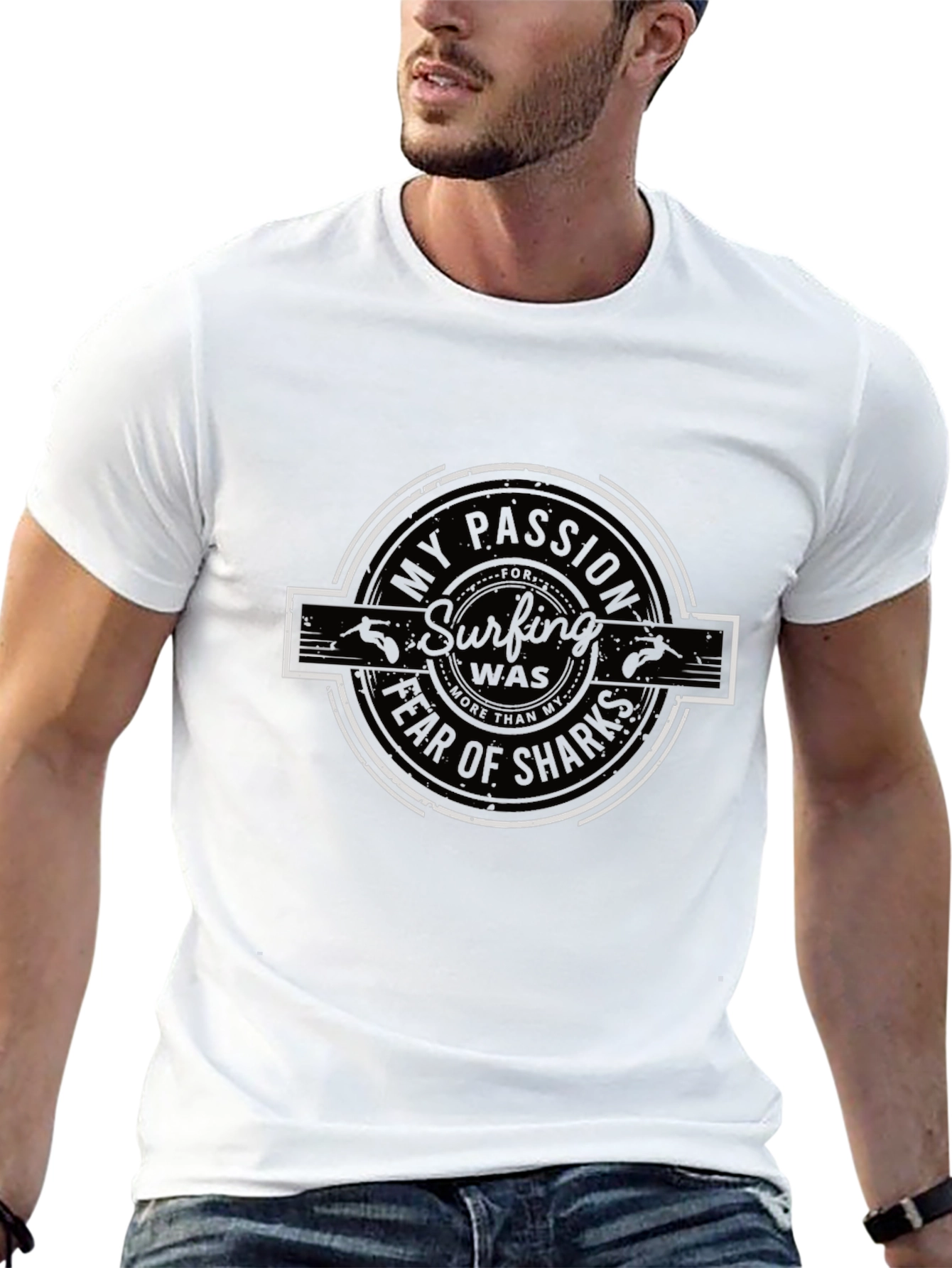 Surfing Passion Graphic Tee