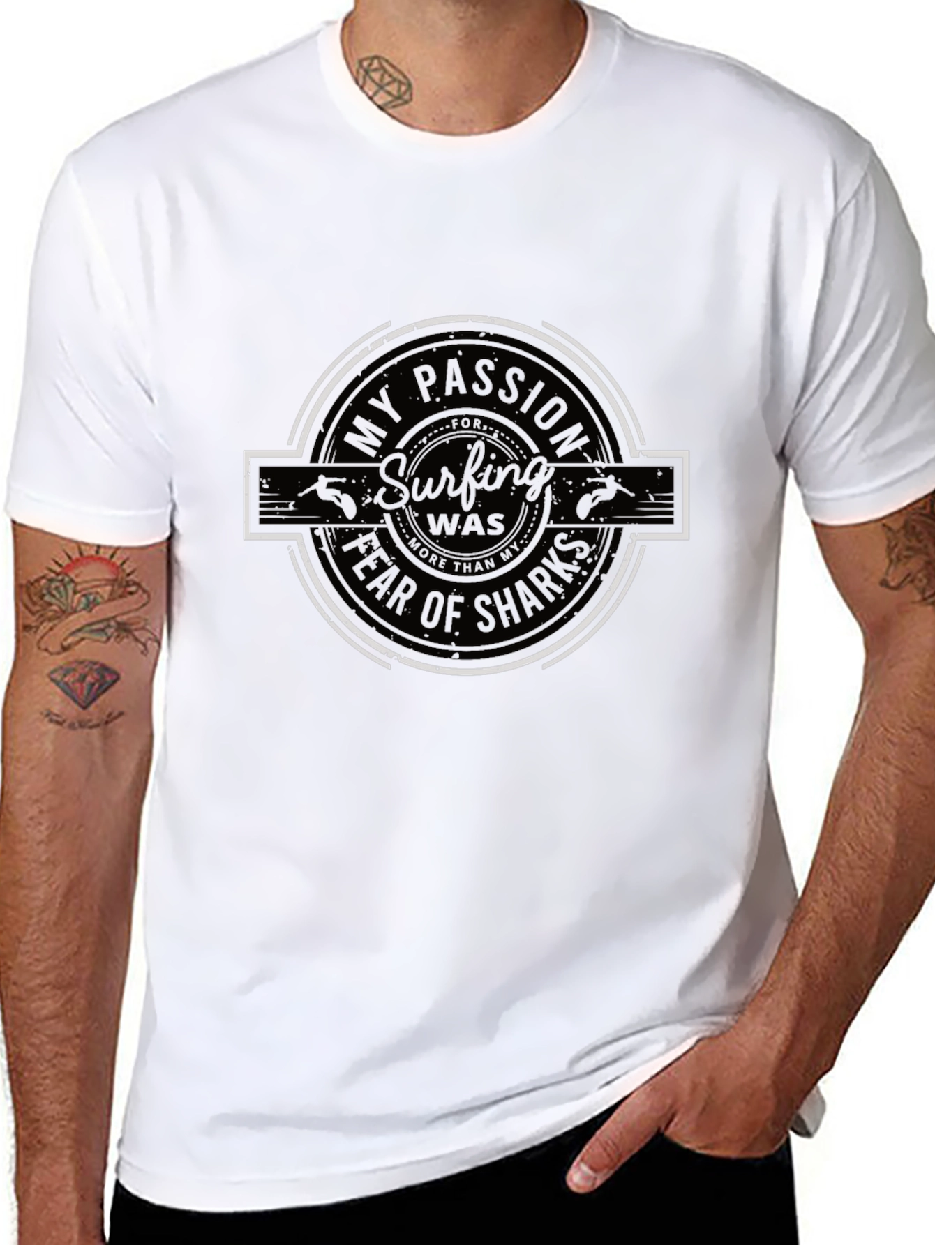 Surfing Passion Graphic Tee