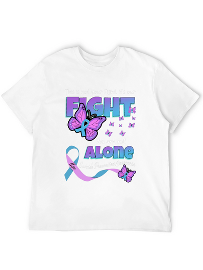 Suicide Prevention Awareness T-Shirt - You Are Not Alone