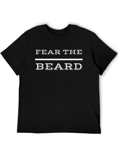 Fear the Beard Black Graphic Tee