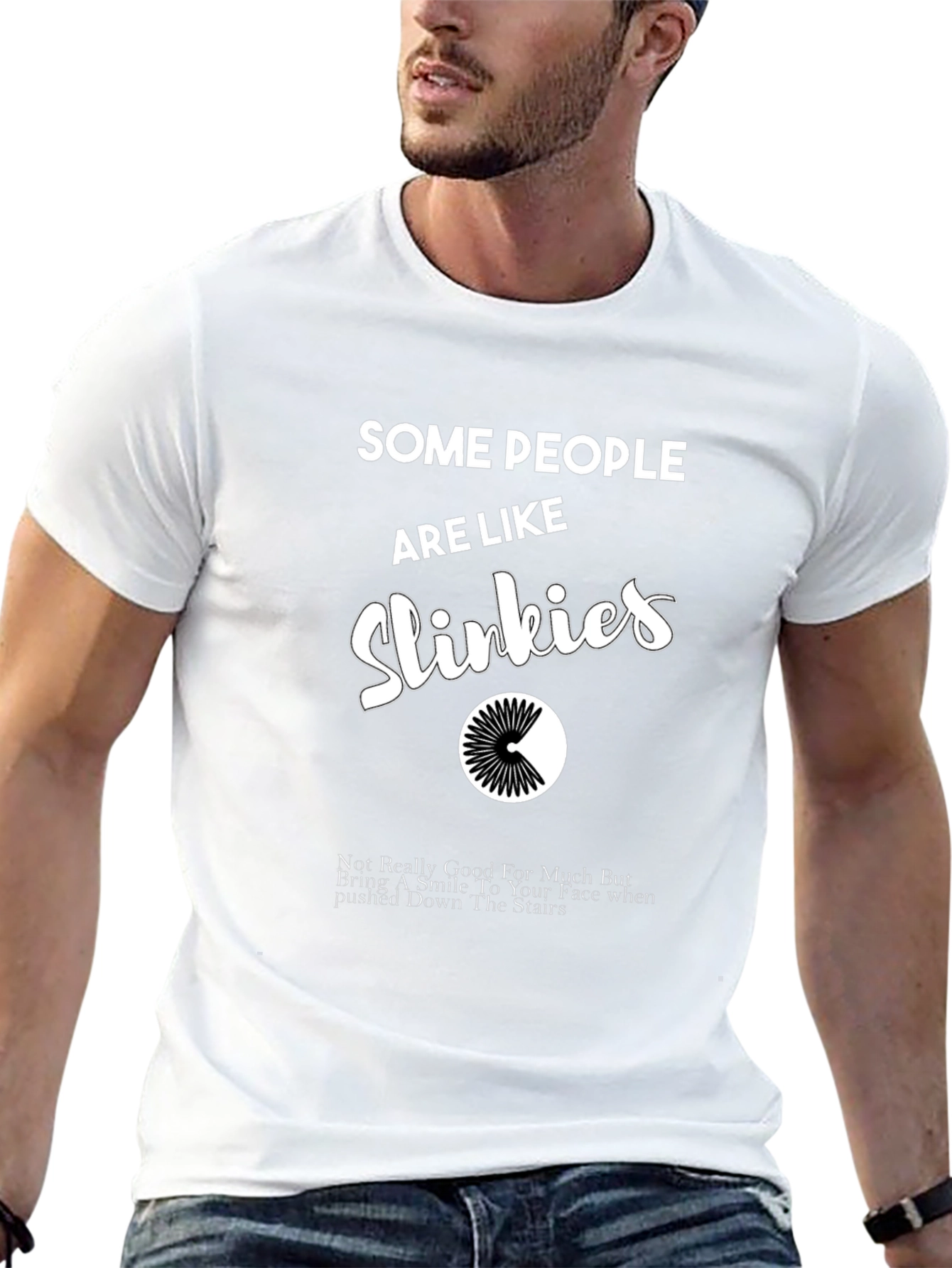 Funny Slinky T-Shirt: Some People Are Like Slinkies