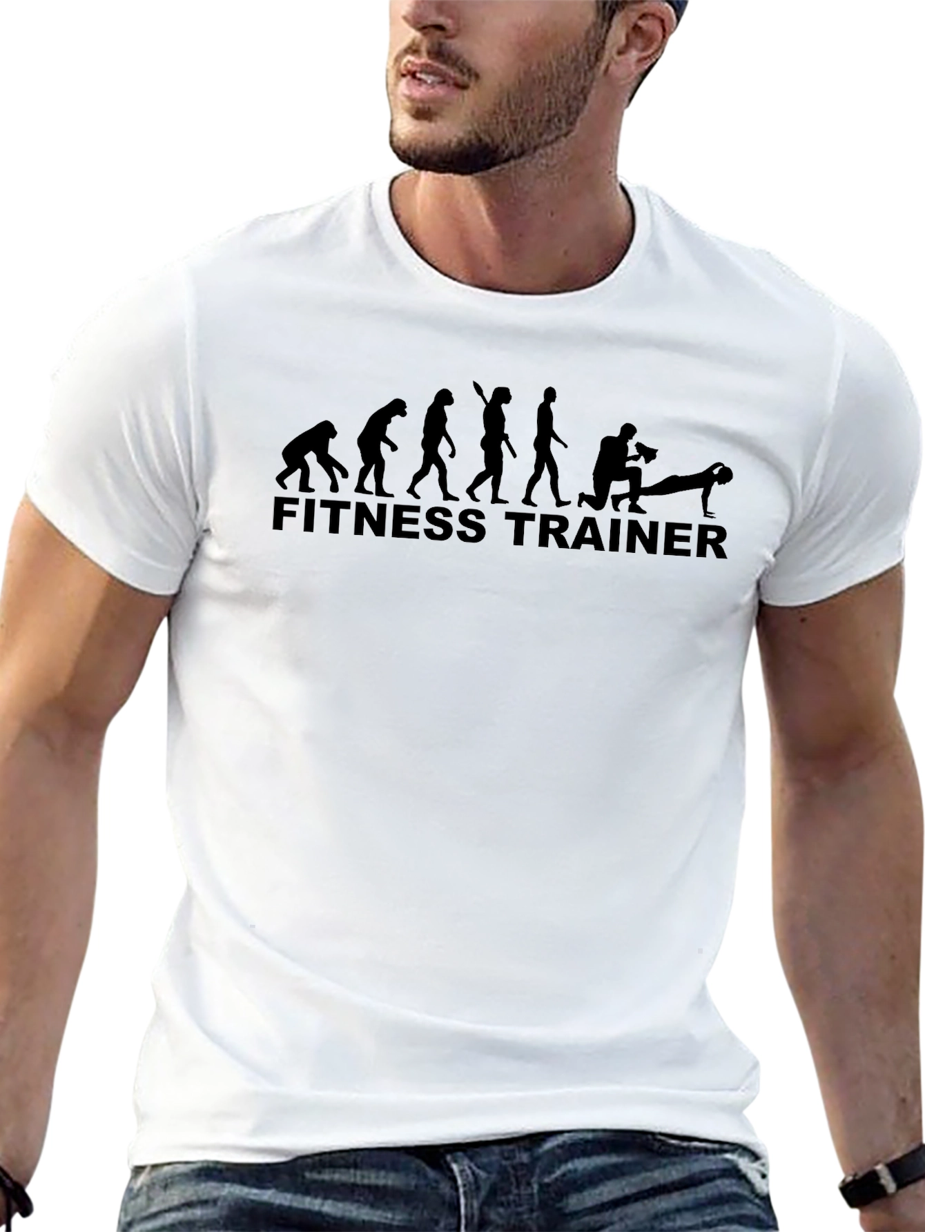 Fitness Trainer Evolution T-Shirt - Black
