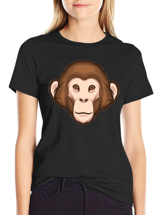 Monkey Face Graphic T-Shirt - Unisex Short Sleeve Tee