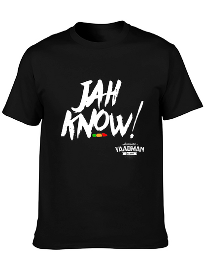 Jah Know! Authentic Yaadman Black T-Shirt