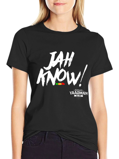 Jah Know! Authentic Yaadman Black T-Shirt