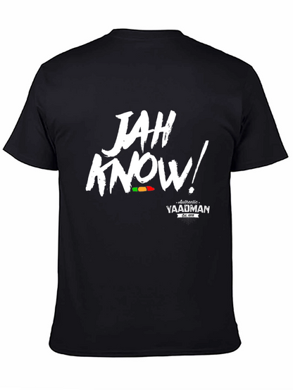 Jah Know! Authentic Yaadman Black T-Shirt