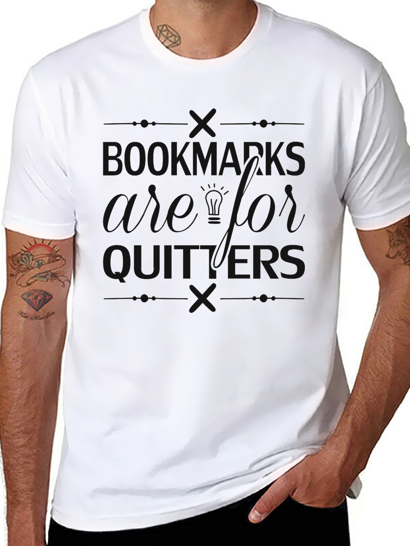 Mens Black Short Sleeve Graphic T-Shirt