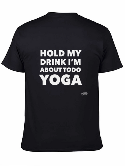 Yoga Lover Black T-Shirt