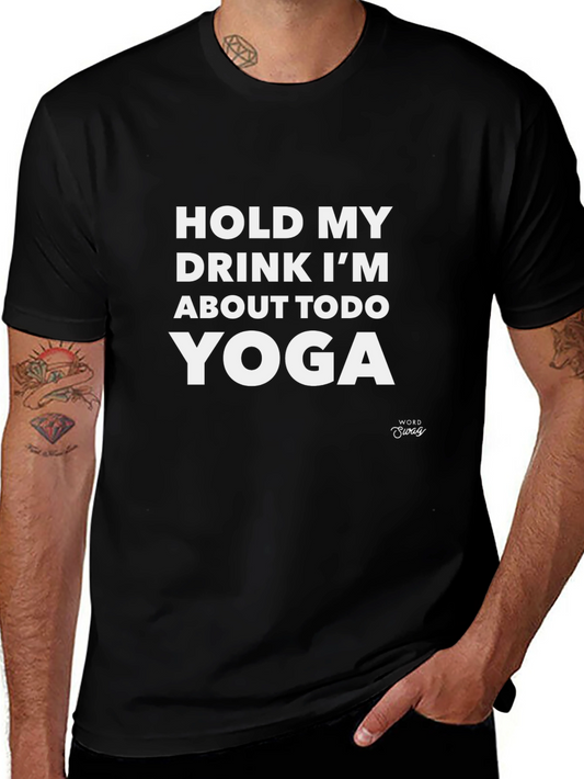 Yoga Lover Black T-Shirt