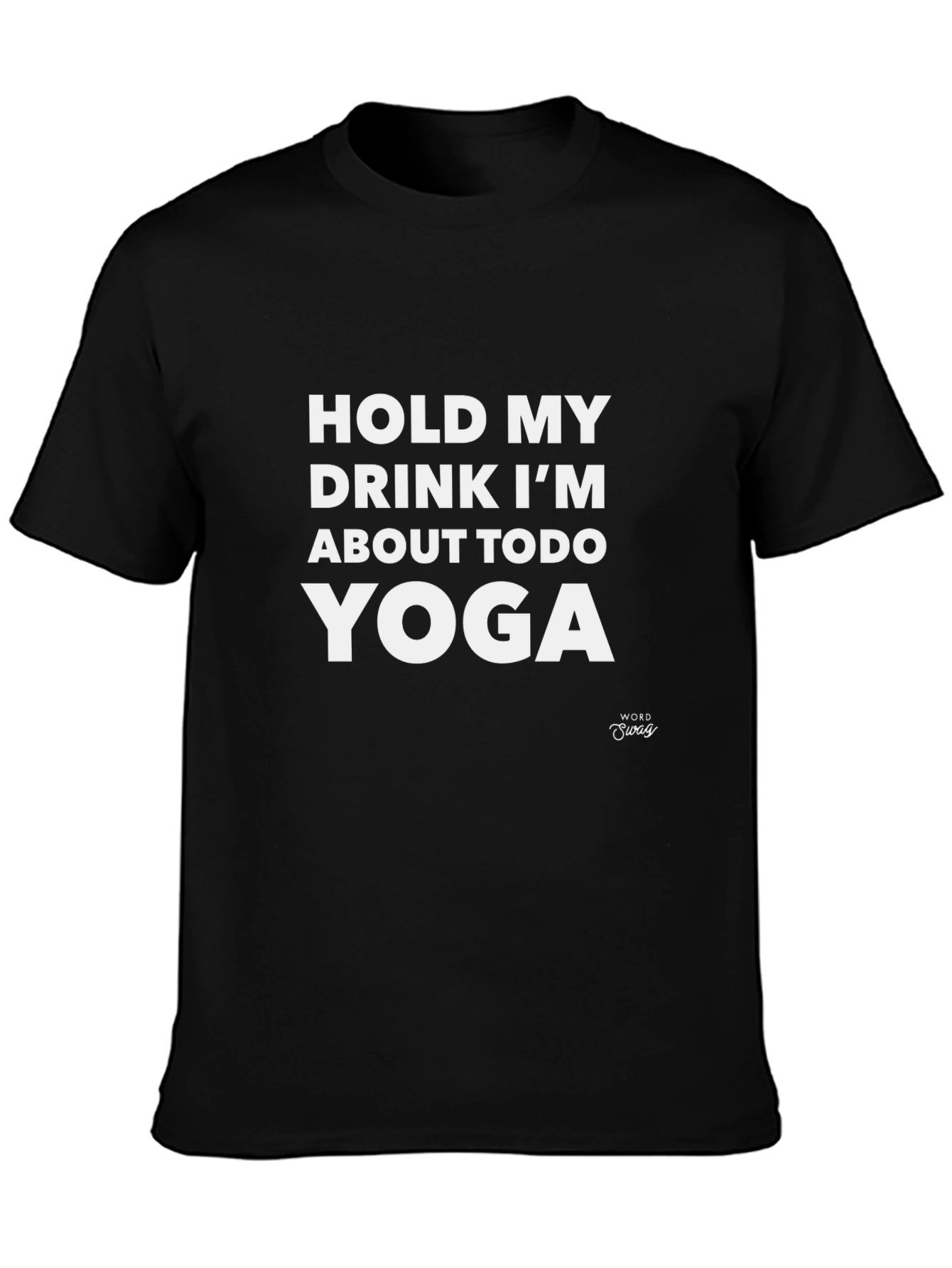 Yoga Lover Black T-Shirt