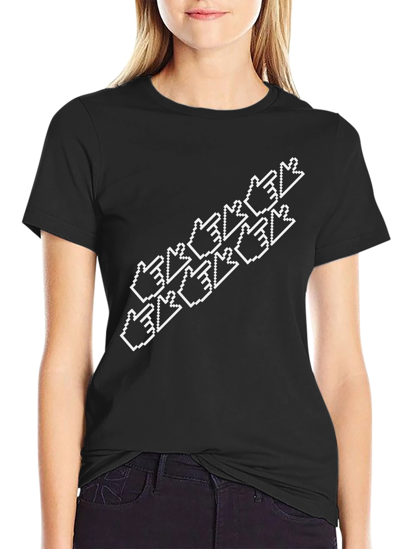 Pixel Hand T-Shirt - Retro Gaming Style