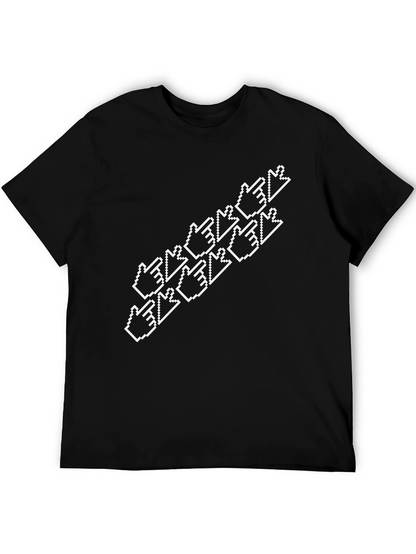 Pixel Hand T-Shirt - Retro Gaming Style