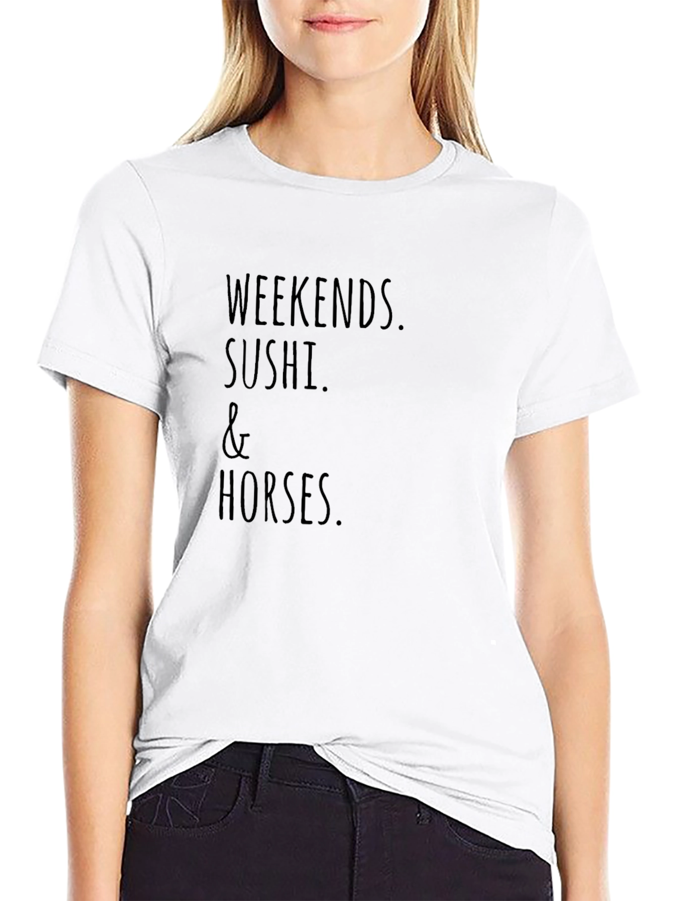 Weekends Sushi & Horses T-Shirt