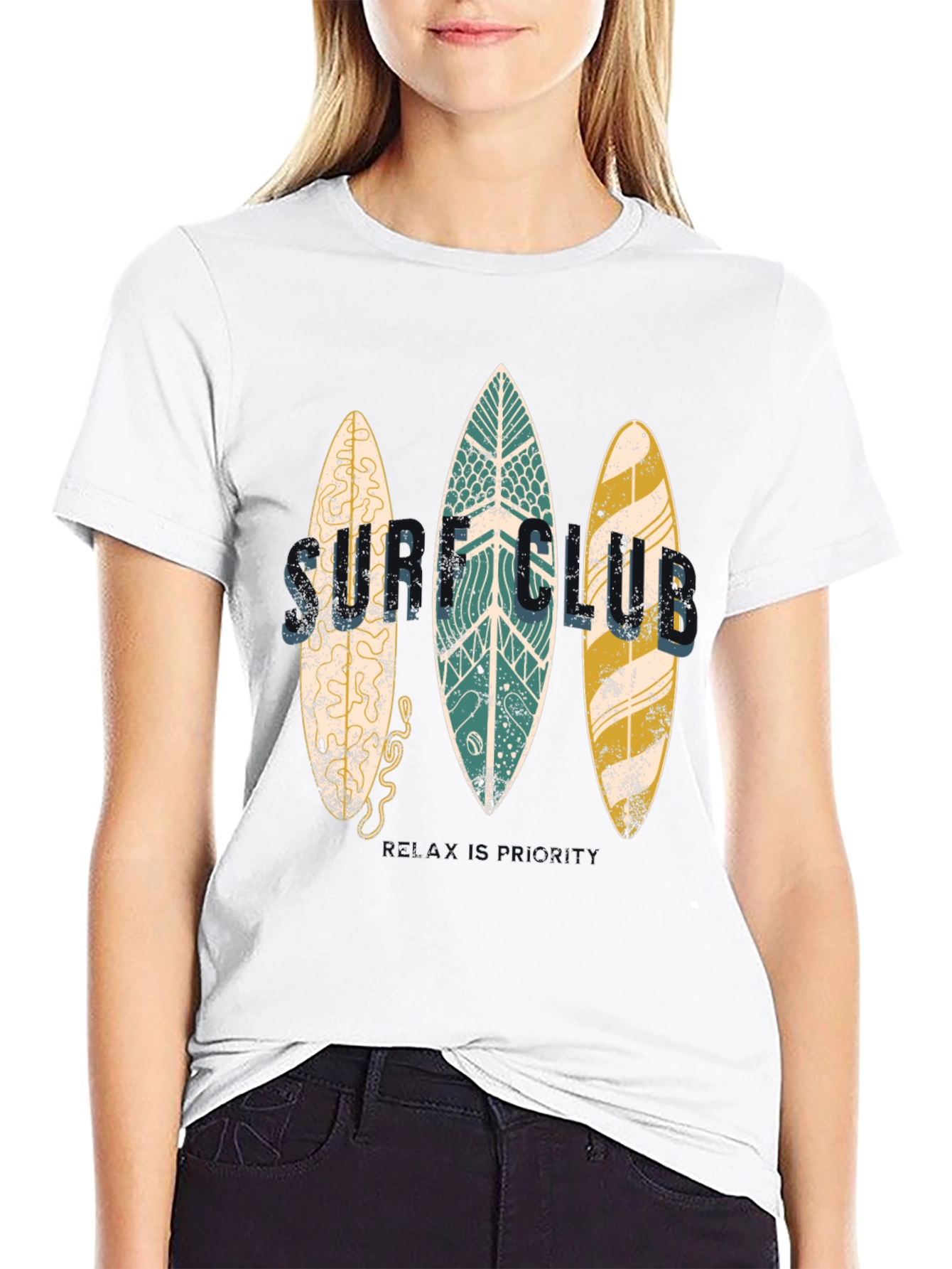 Surf Club Graphic Tee - Beach Vibes