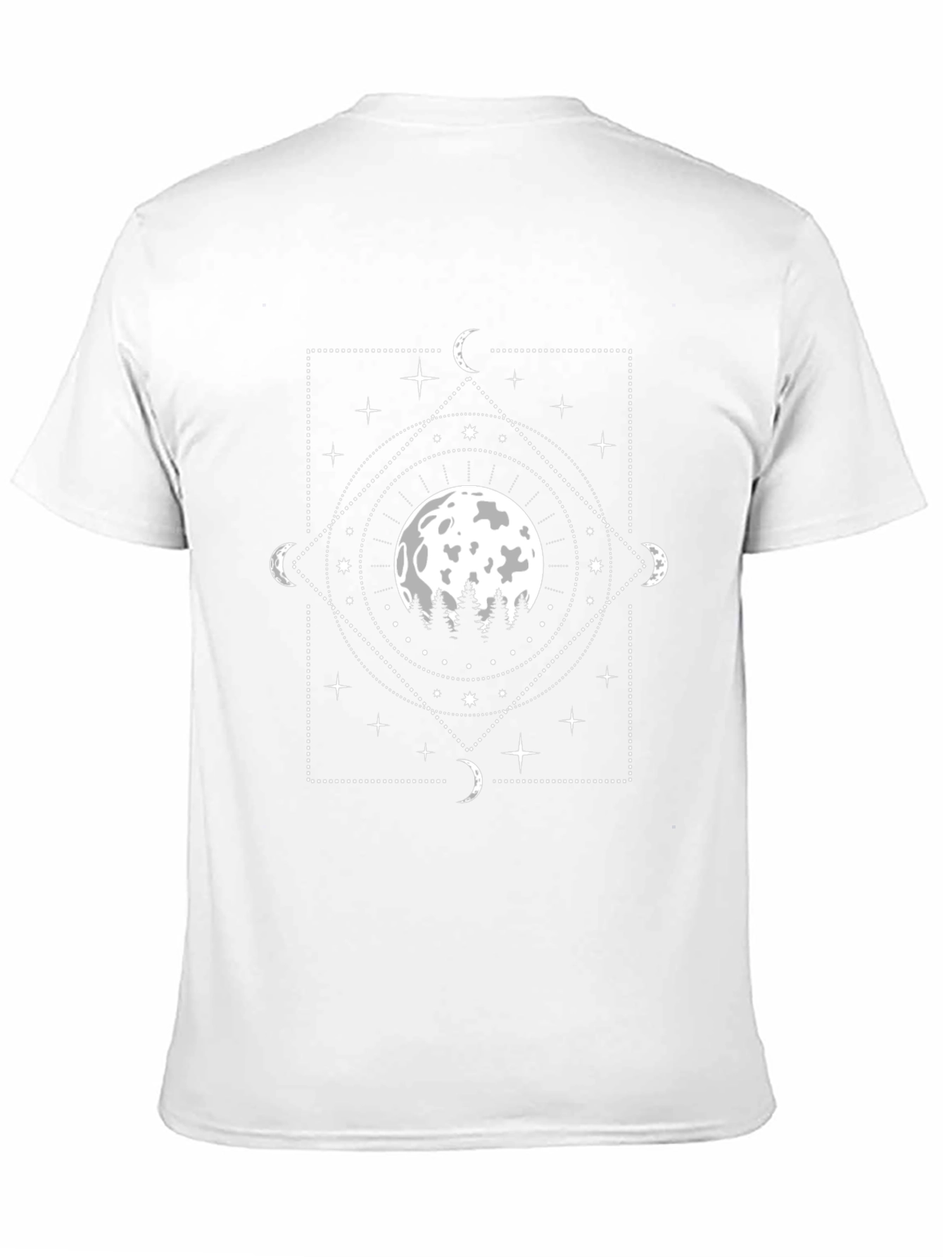Mystic Moon Graphic Tee - Dark Aesthetic