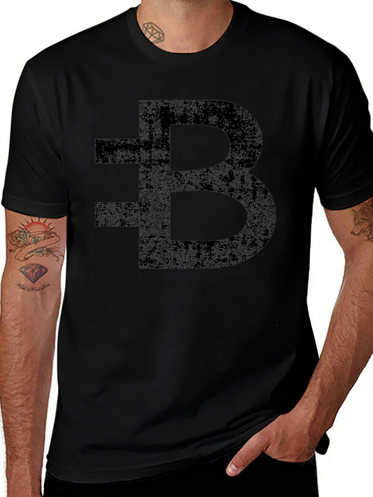 Distressed Black Bytecoin Crypto T-Shirt