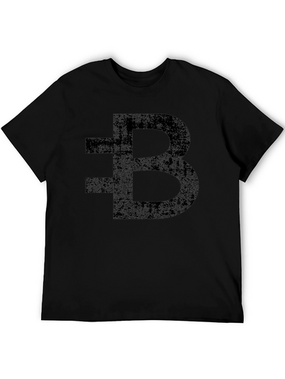 Distressed Black Bytecoin Crypto T-Shirt