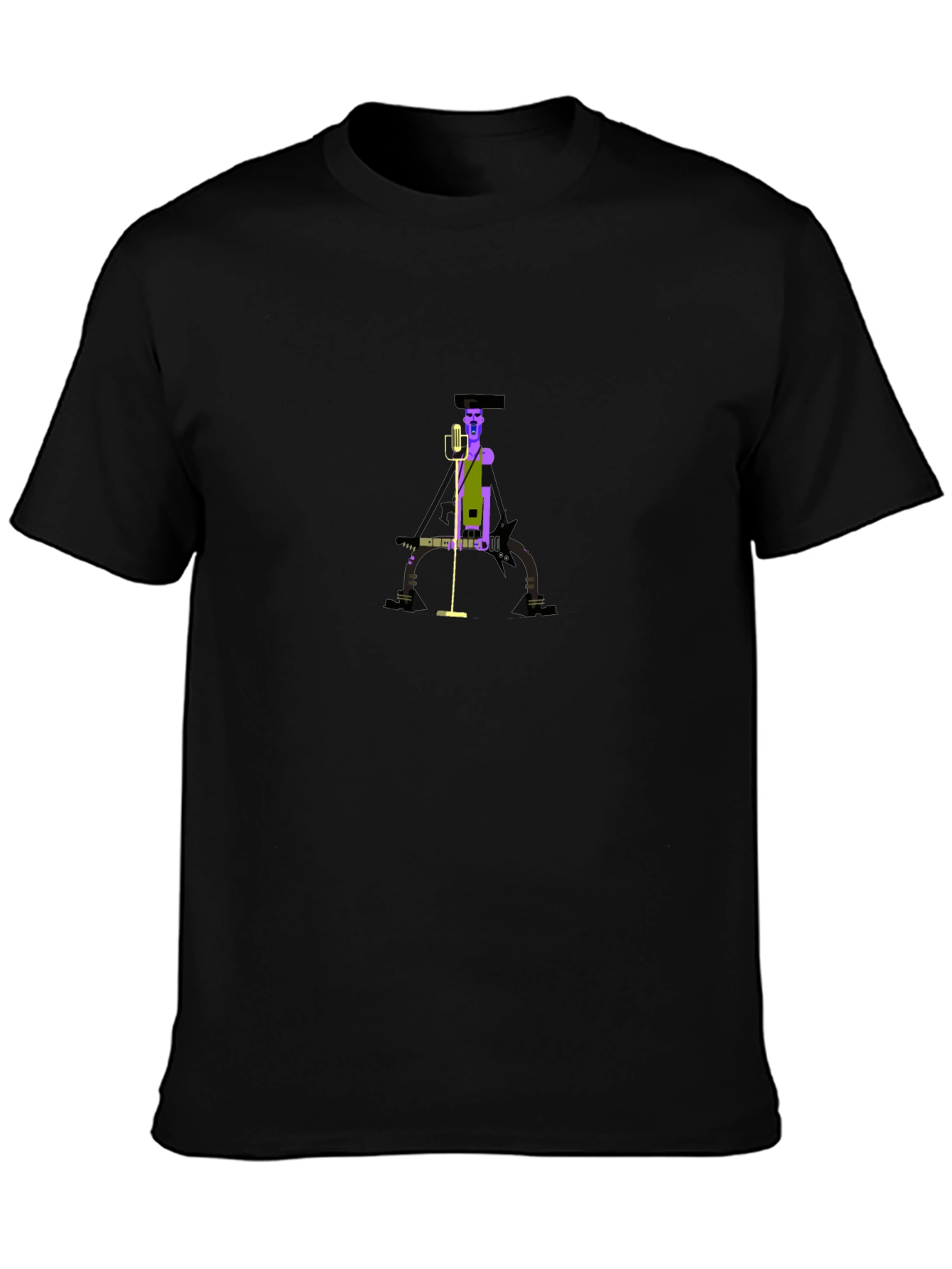 Rockstar Graphic Print Black T-Shirt