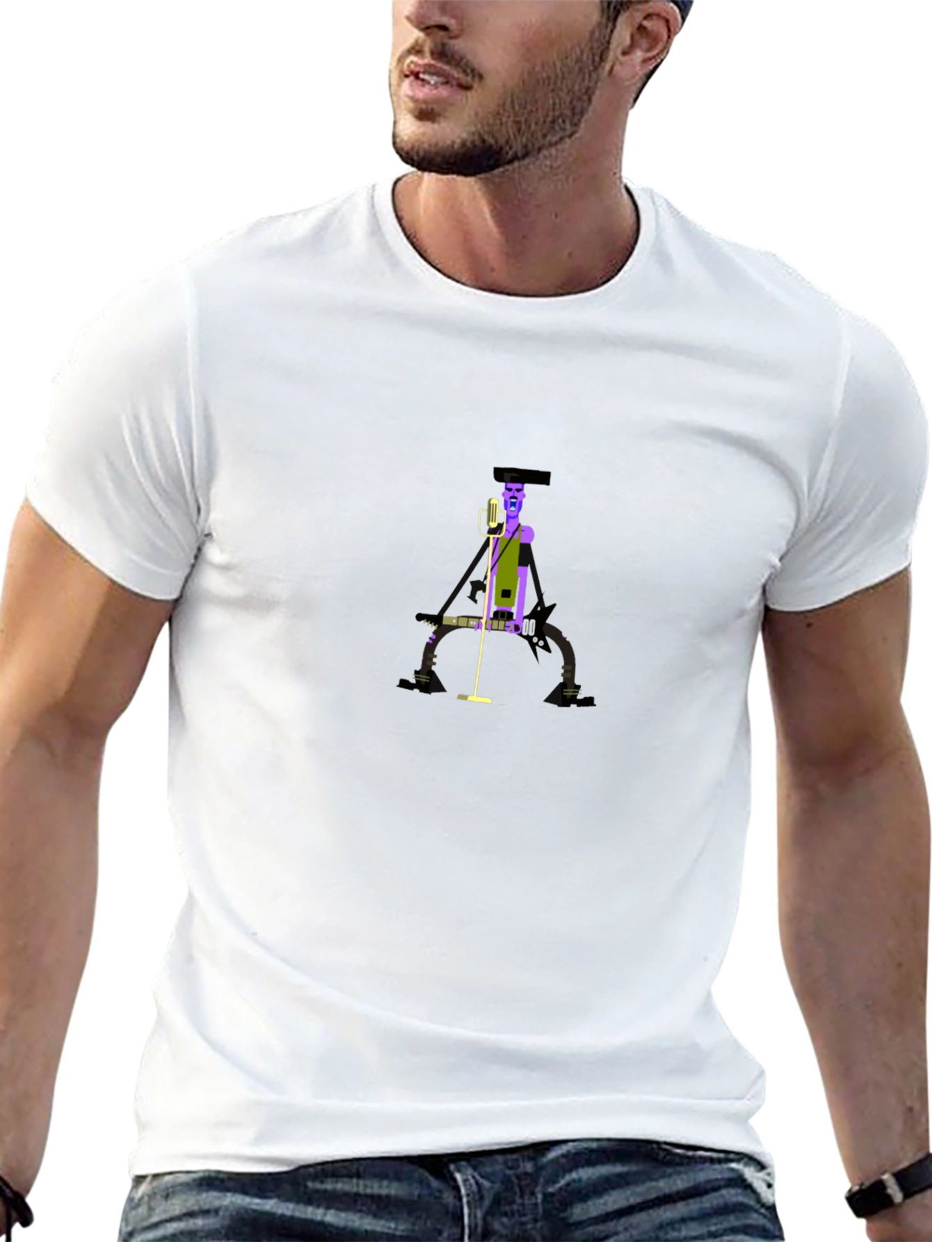 Rockstar Graphic Print Black T-Shirt