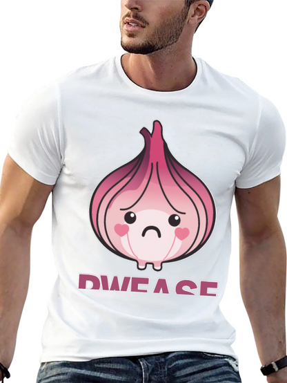 Sad Onion Graphic T-Shirt - Unique Foodie Tee