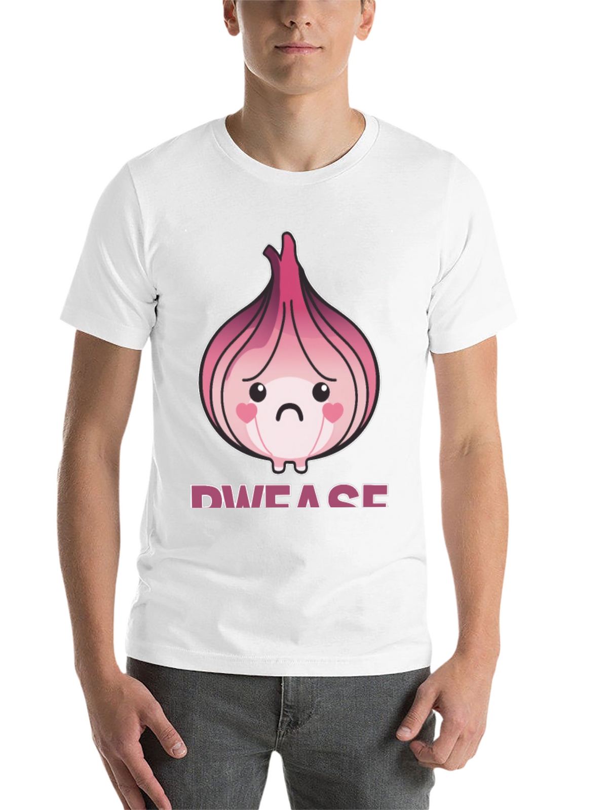 Sad Onion Graphic T-Shirt - Unique Foodie Tee