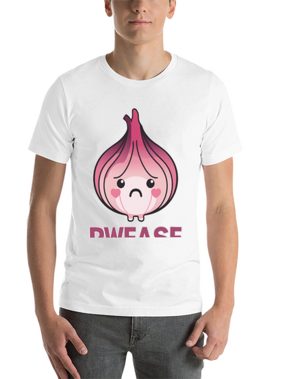 Sad Onion Graphic T-Shirt - Unique Foodie Tee