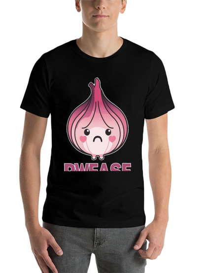 Sad Onion Graphic T-Shirt - Unique Foodie Tee