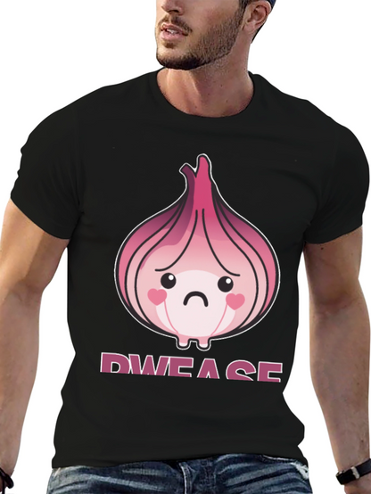 Sad Onion Graphic T-Shirt - Unique Foodie Tee