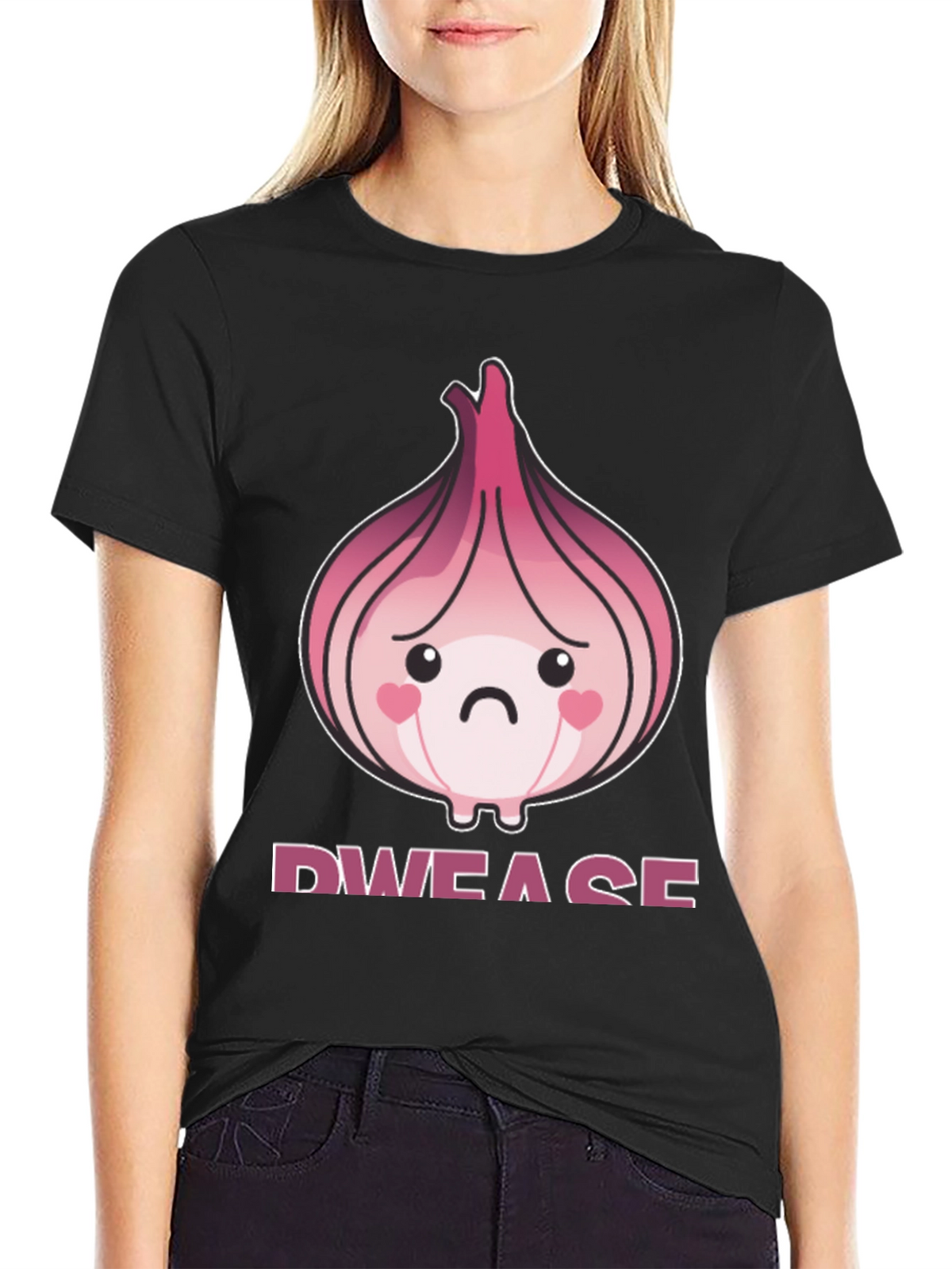 Sad Onion Graphic T-Shirt - Unique Foodie Tee