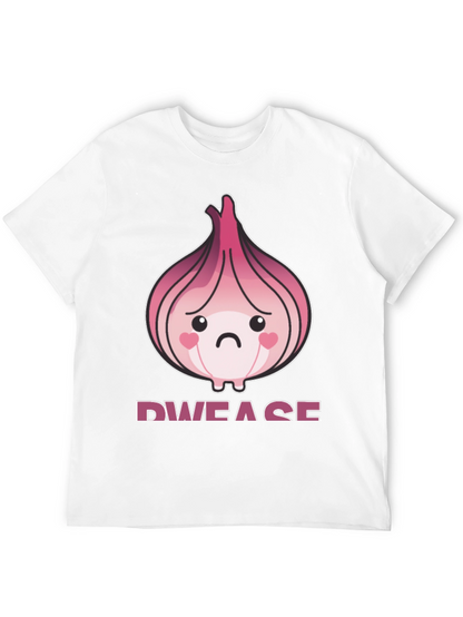 Sad Onion Graphic T-Shirt - Unique Foodie Tee