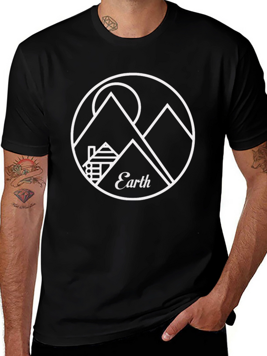 Earth Graphic Tee - Nature Lovers T-Shirt