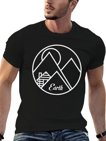 Earth Graphic Tee - Nature Lovers T-Shirt