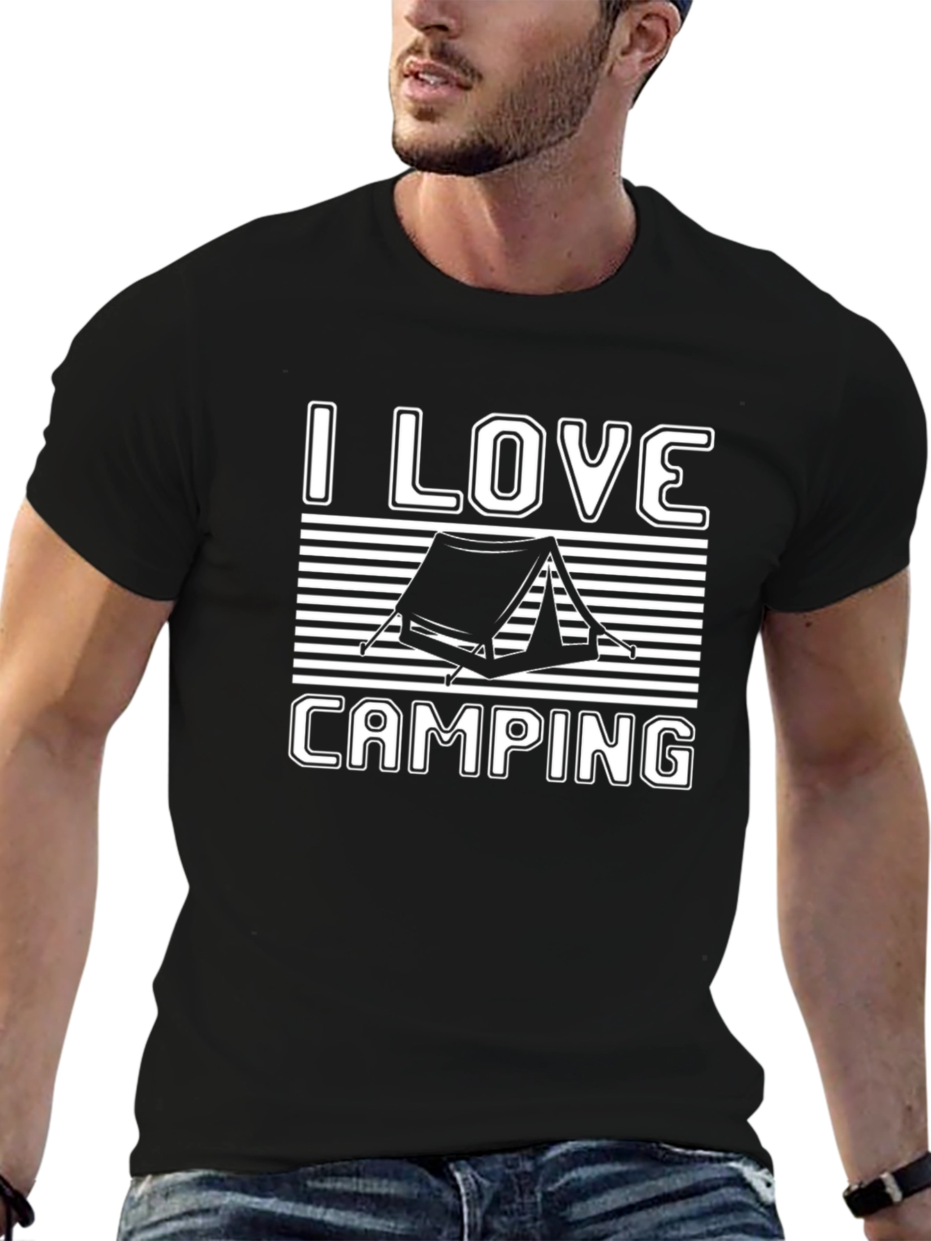 I Love Camping Graphic Tee - Adventure Ready T-Shirt