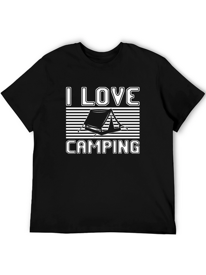I Love Camping Graphic Tee - Adventure Ready T-Shirt