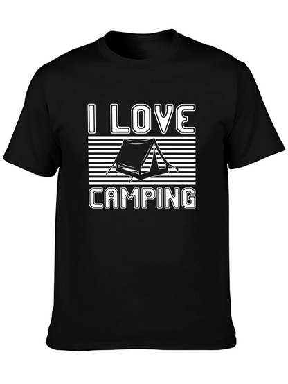 I Love Camping Graphic Tee - Adventure Ready T-Shirt