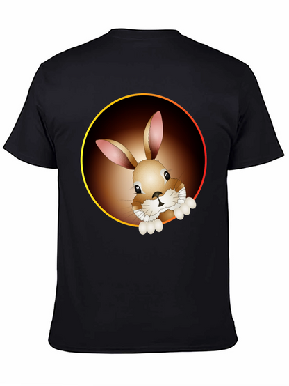 Bunny Graphic Tee - Cute Animal Print Shirt