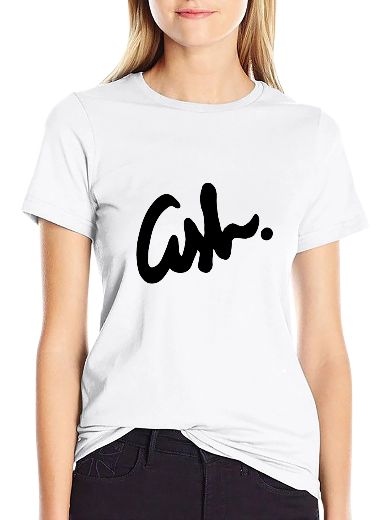 Mens Black Graphic Tee - Stylish Ash Design