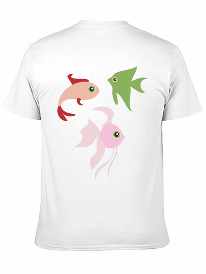 Fish Graphic Tee - Black