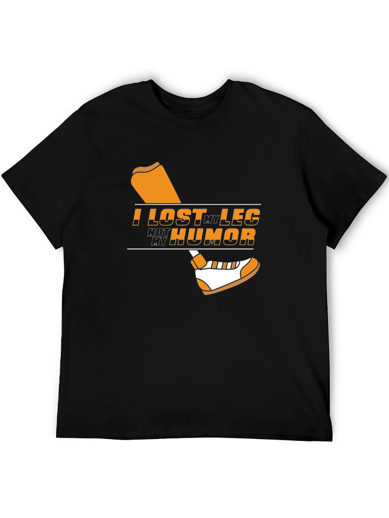 Humorous Graphic T-Shirt - I Lost My Leg