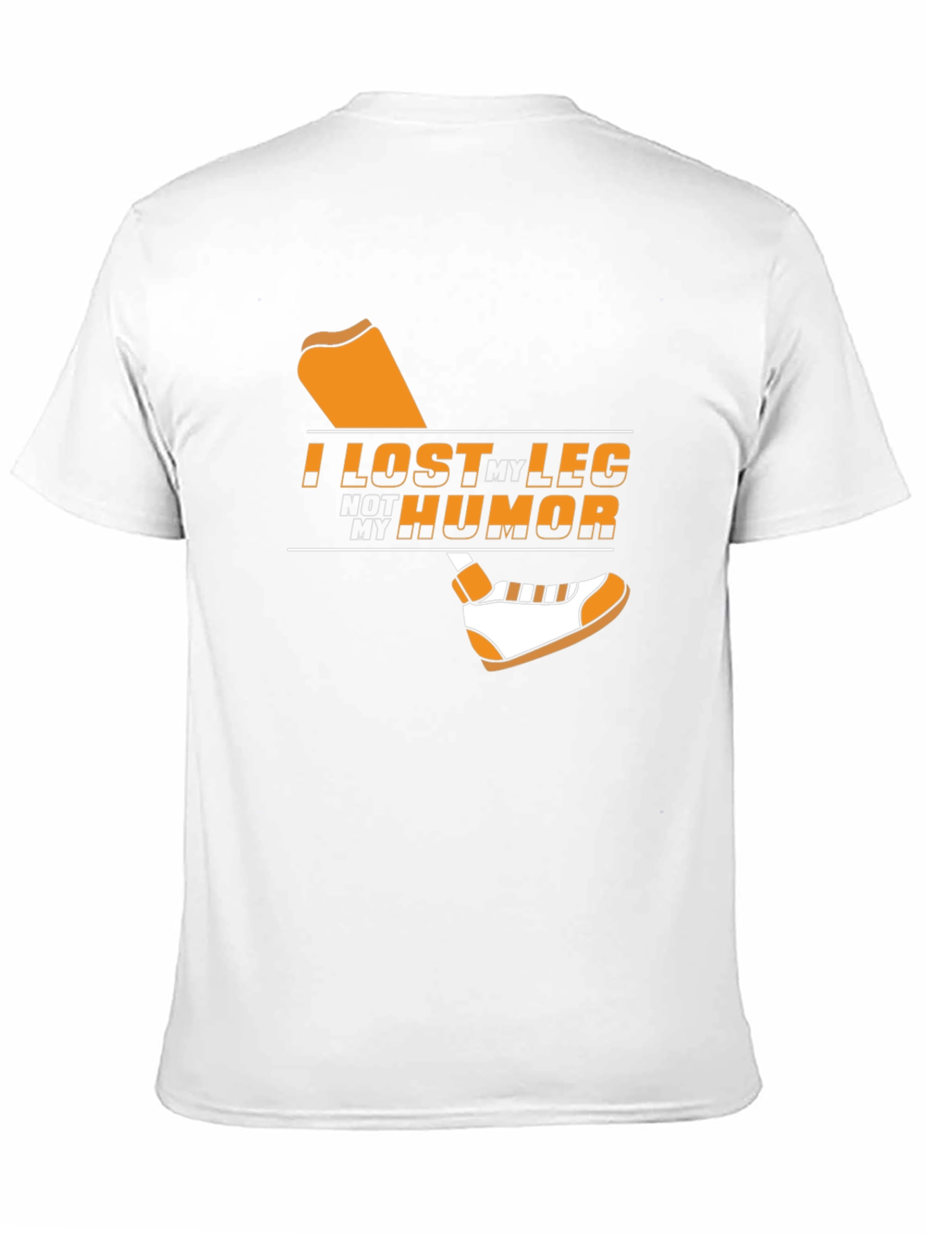 Humorous Graphic T-Shirt - I Lost My Leg