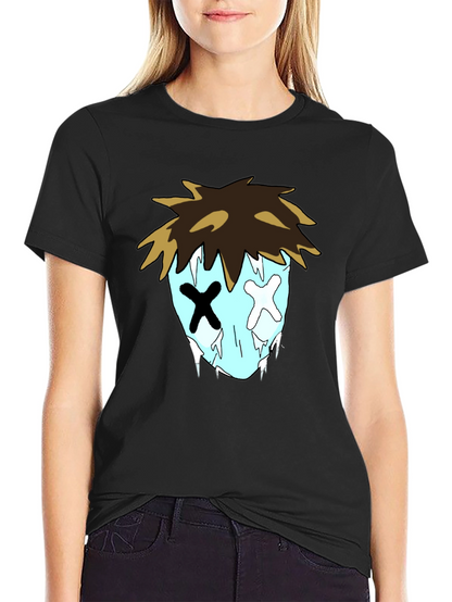 Cartoon Graphic Black T-Shirt for Men