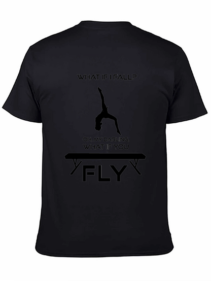 Gymnastics T-Shirt: What If You Fly? Tee